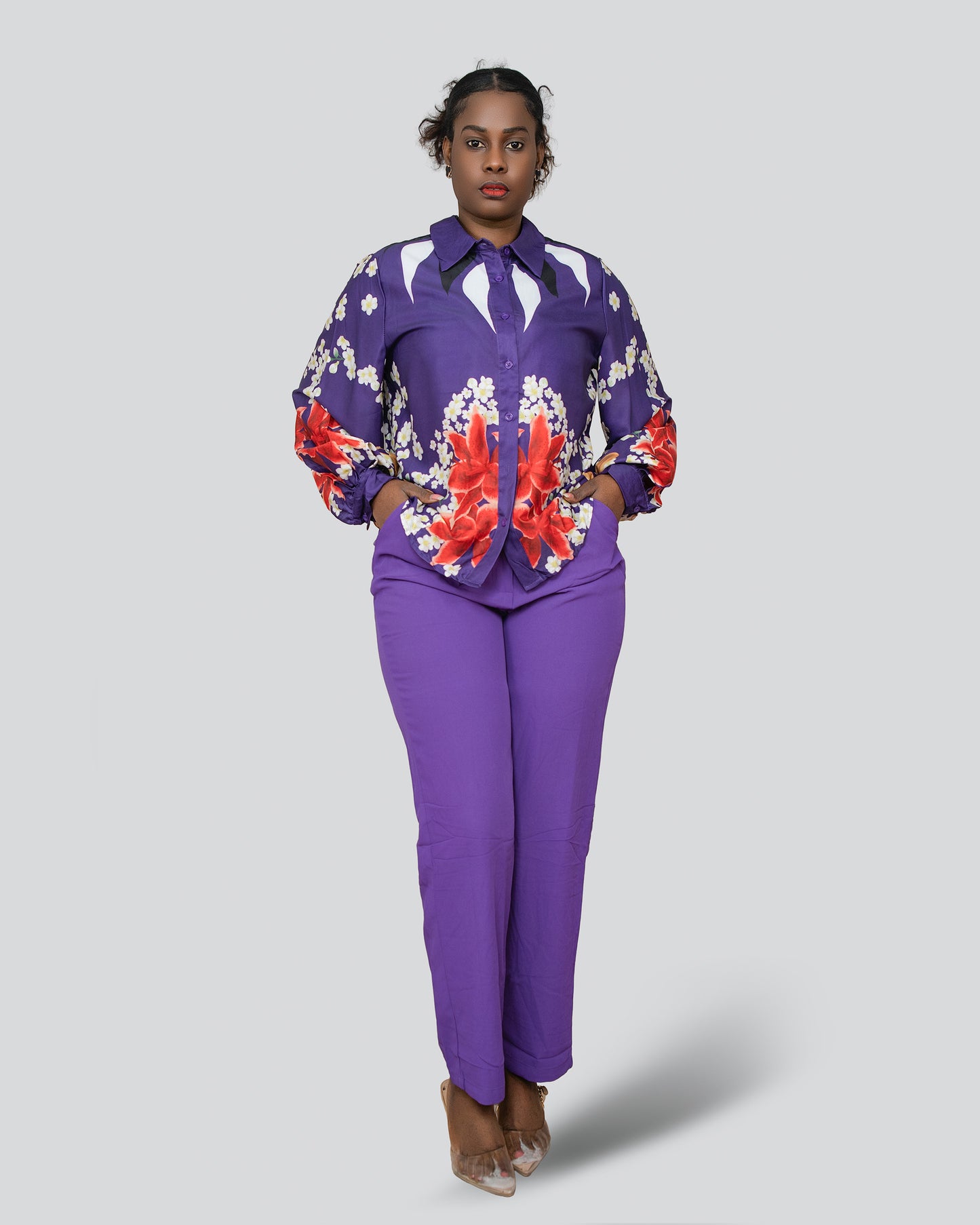 FATO DE PANTALONA COM BLUZA ESTAMPADA (TZ-2782)
