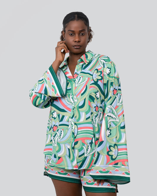 FATO DE CALCÃO E CAMISA  ESTAMPADA (TZ-3013)