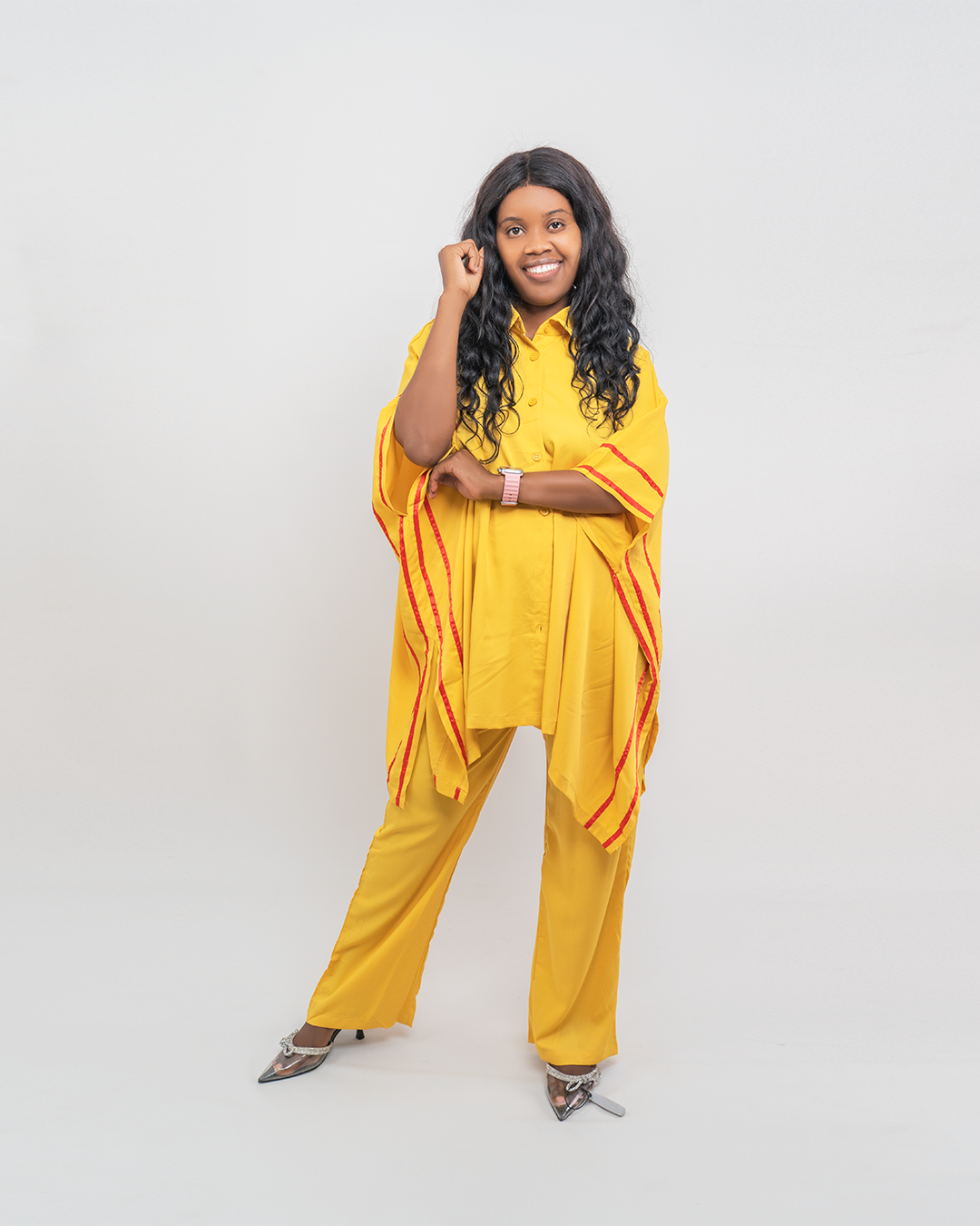Fato de Pantalona com Blusa cumprida (TZ-2927)