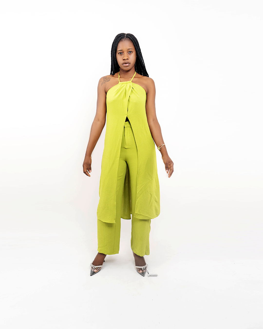 Fato de Pantalona com bata de alça (TZ-3032)