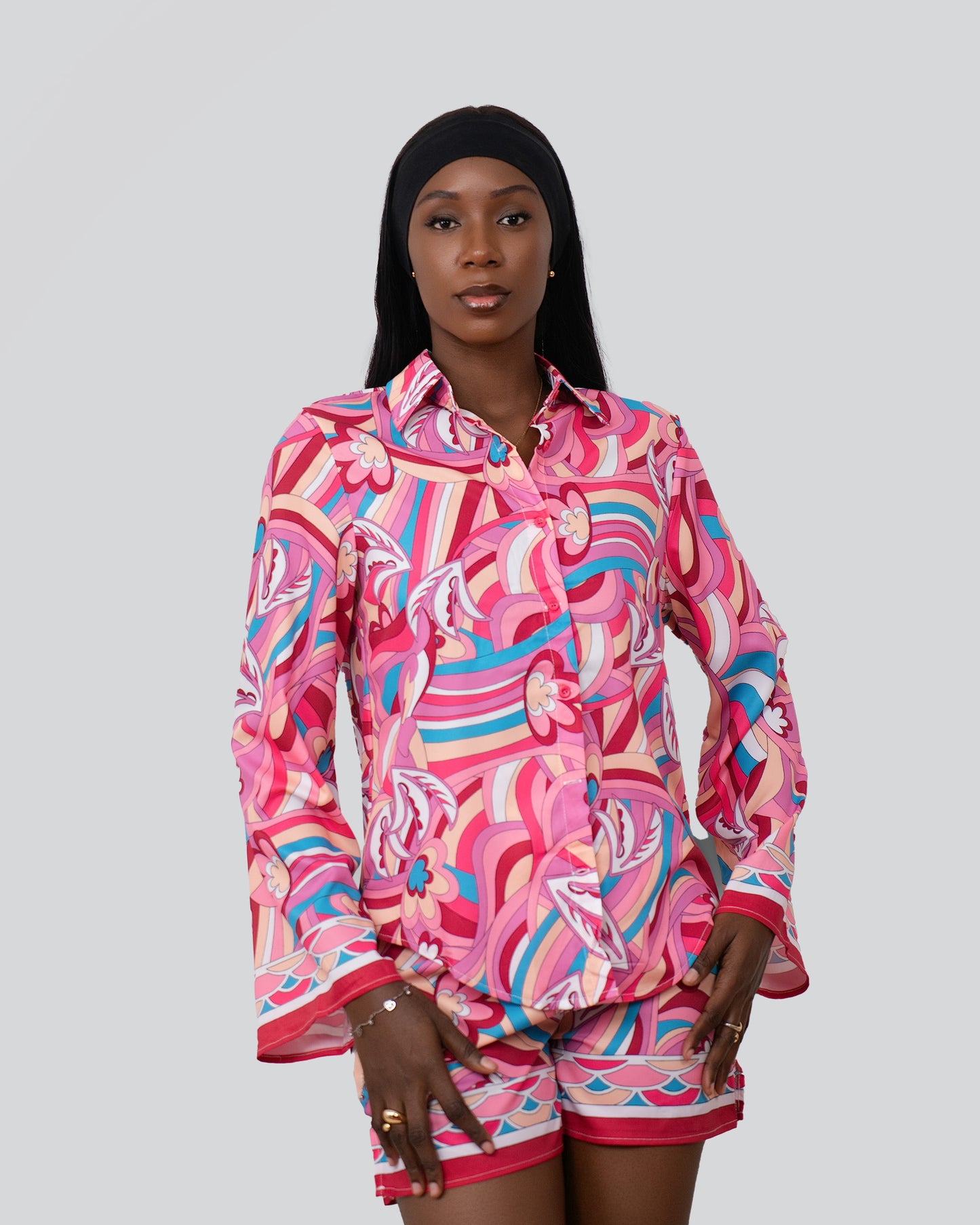 FATO DE CALCÃO E CAMISA  ESTAMPADA (TZ-3013)