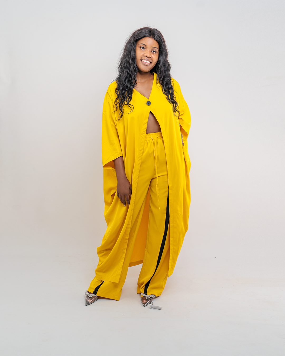 Fato de Pantalona com bata (TZ-3028)