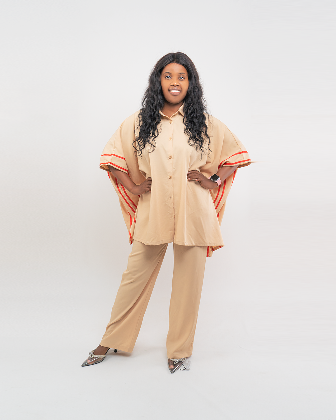Fato de Pantalona com Blusa cumprida (TZ-2927)
