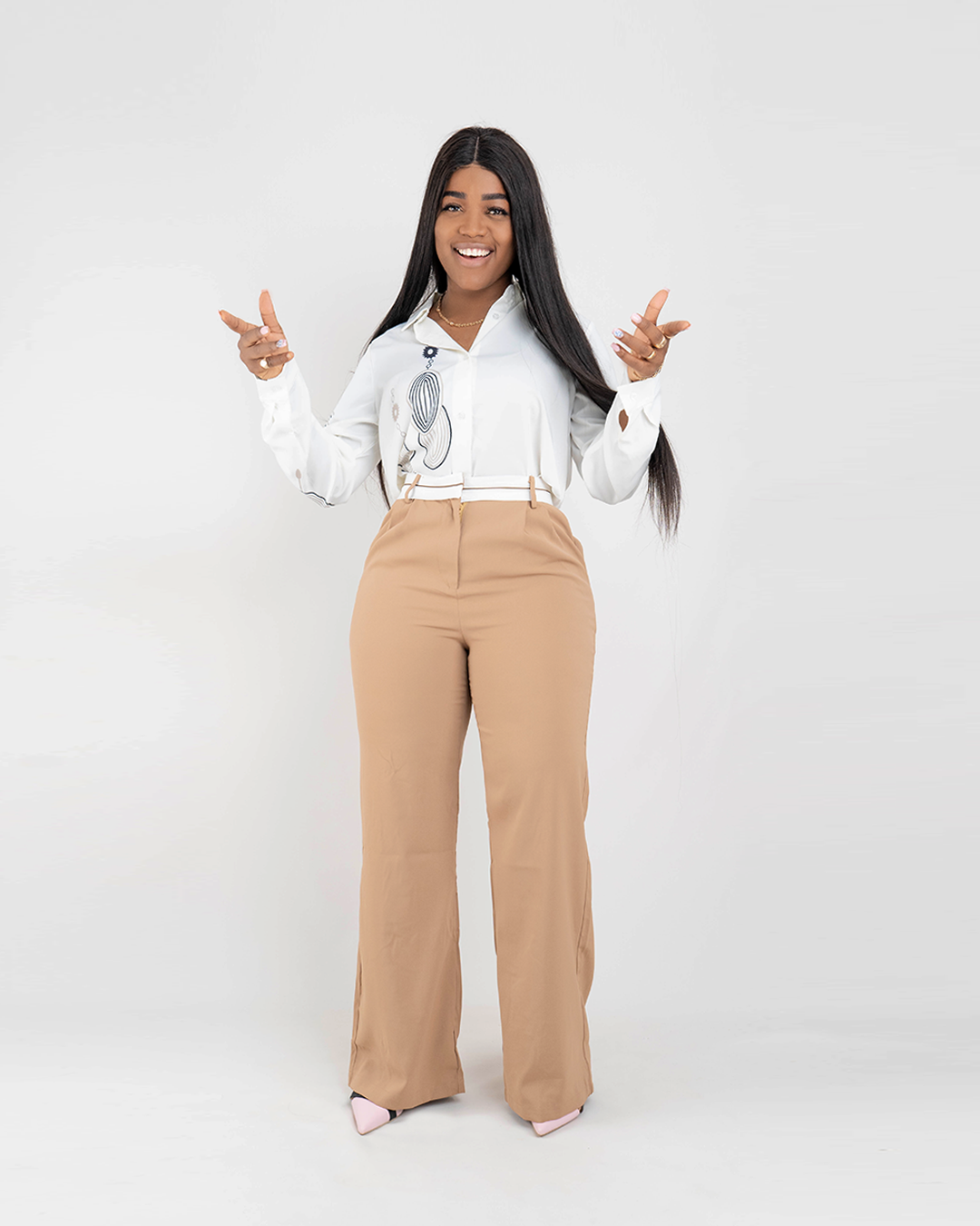 Fato de Pantalona com camisa (TZ-3025)