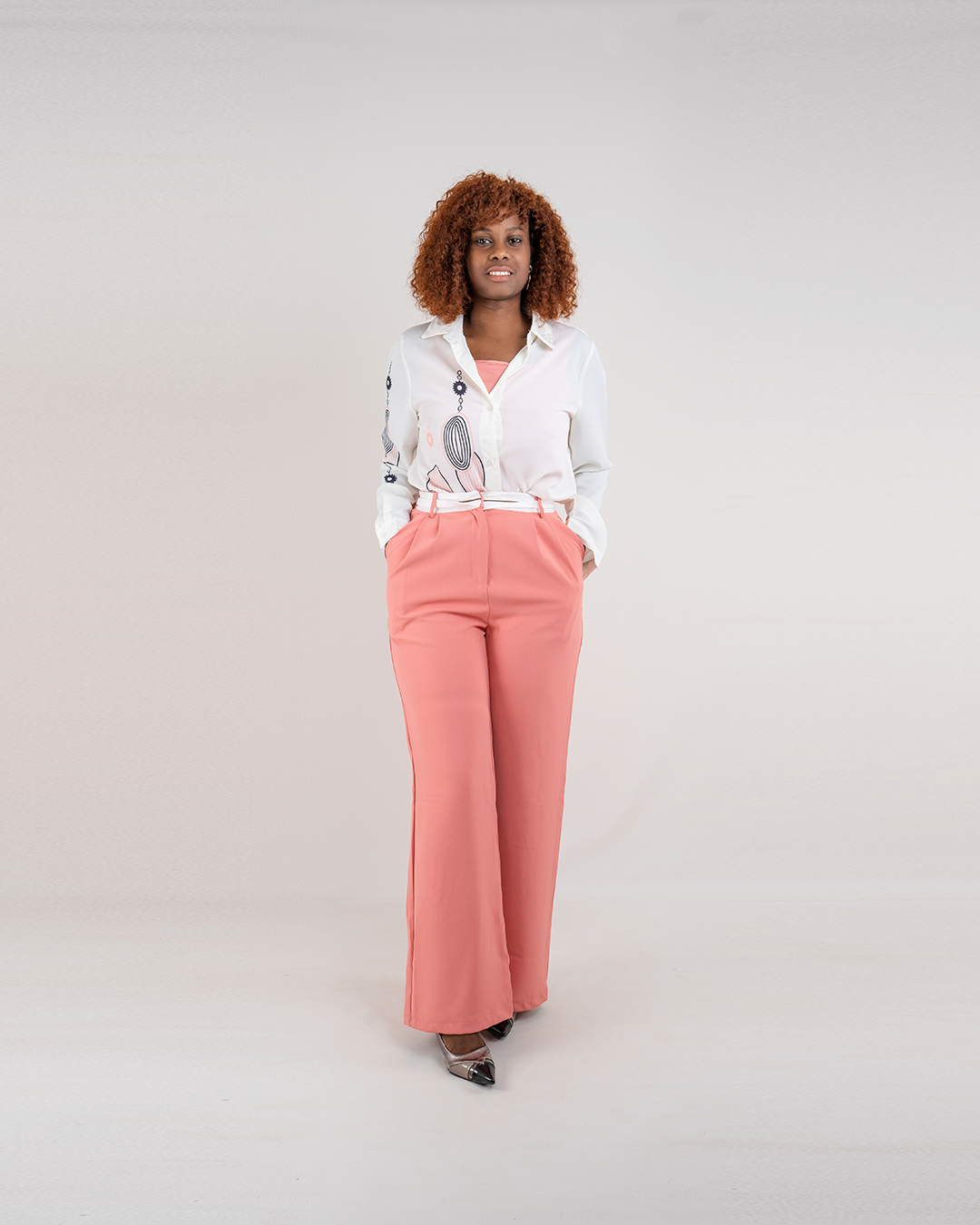 Fato de Pantalona com camisa (TZ-3025)