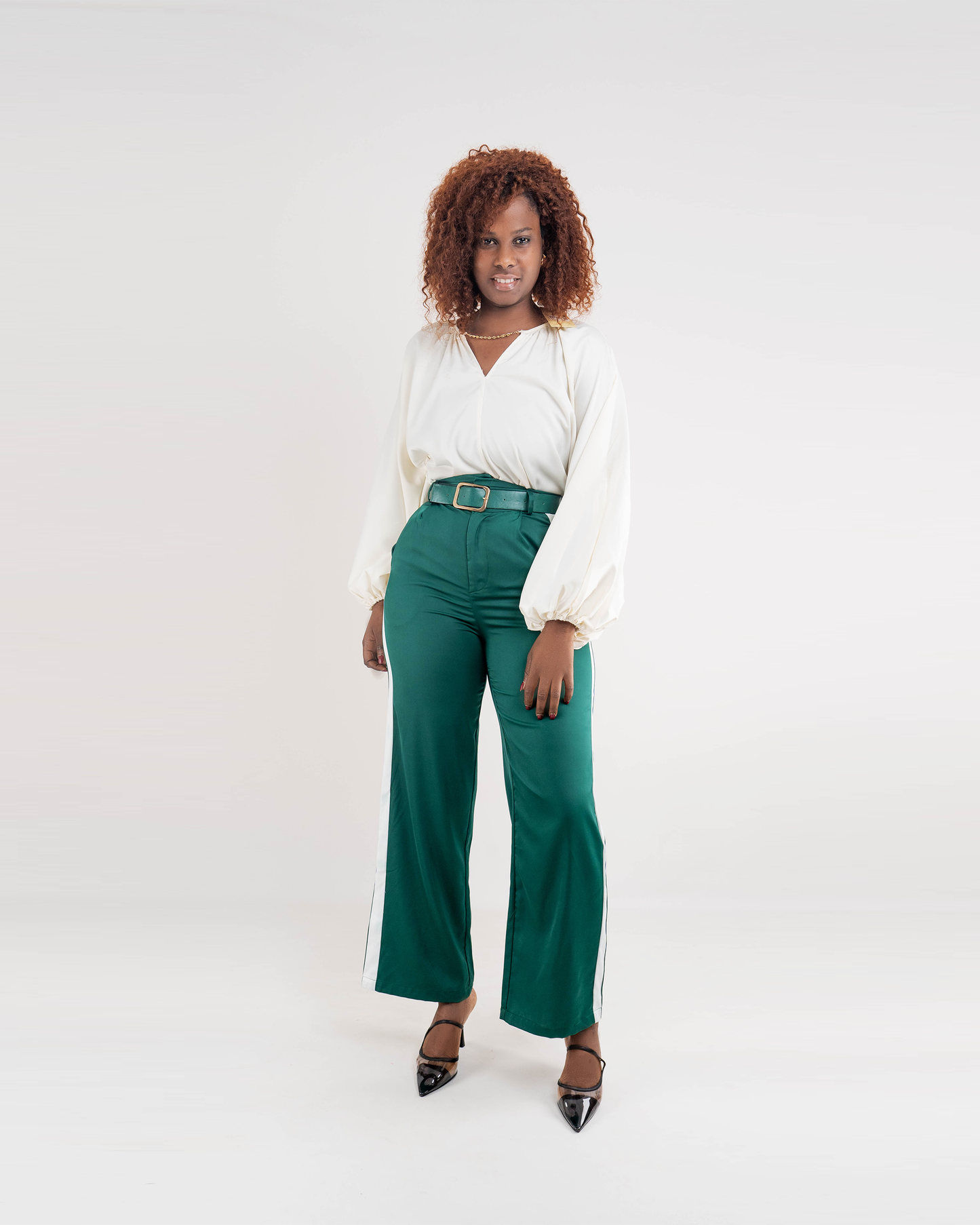 Fato de Pantalona com Blusa Fina (TZ-3036)